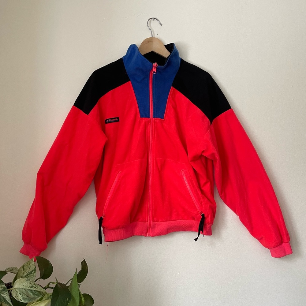 Retro Columbia fleece quarter zip